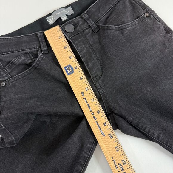 Wit & Wisdom Women's Black Skinny Jeans Stretch Waistband Size 4 - Picture 8 of 11